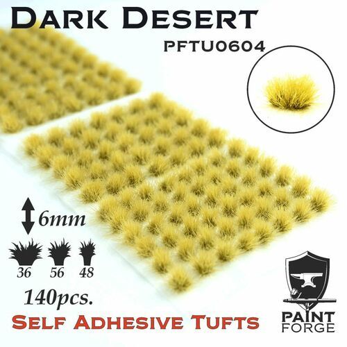 Dark Desert Grass Tufts 6mm