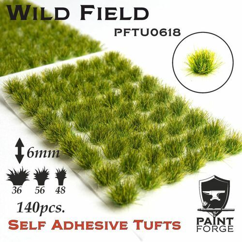 Wild field Grass Tufts 6mm