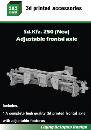 1:35 Sd.Kfz.250 Neu Adjustable frontal axle for Dragon/ Das Werk