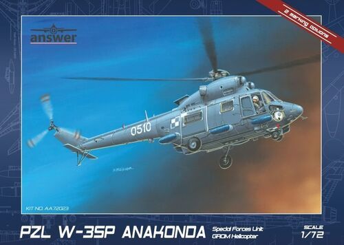 1:72 PZL W-3SP Anakonda Special Forces Unit GROM Helicopter