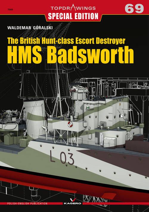 69 - The British Hunt-class Escort Destroyer HMS Badsworth