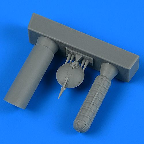 1:48 Sukhoi Su-25 Frogfoot open airbrake parachute ZVEZDA