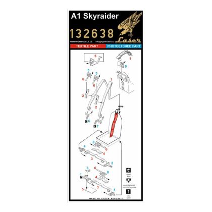 1:32 A1 SKYRAIDER - SEATBELTS