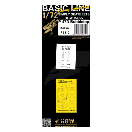 1:72 P-47D THUNDERBOLT BUBBLETOP (TAMIYA) - BASIC LINE