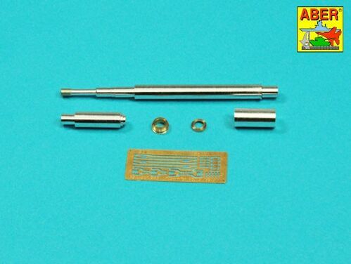 1:35 105 mm M-68 barrel with thermal shroud for M60A3 Tank
