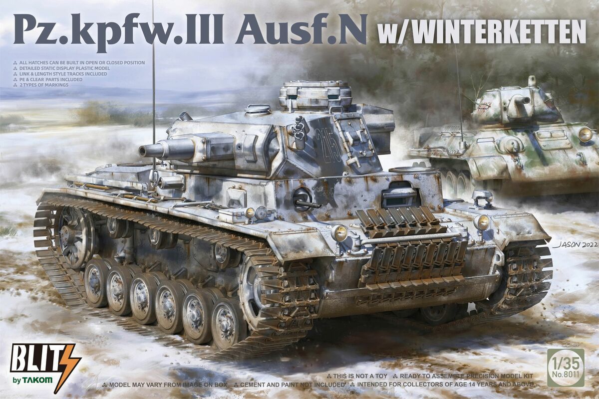 1:35 Pz.Kpfw.III Ausf.N w/ WINTERKETTEN