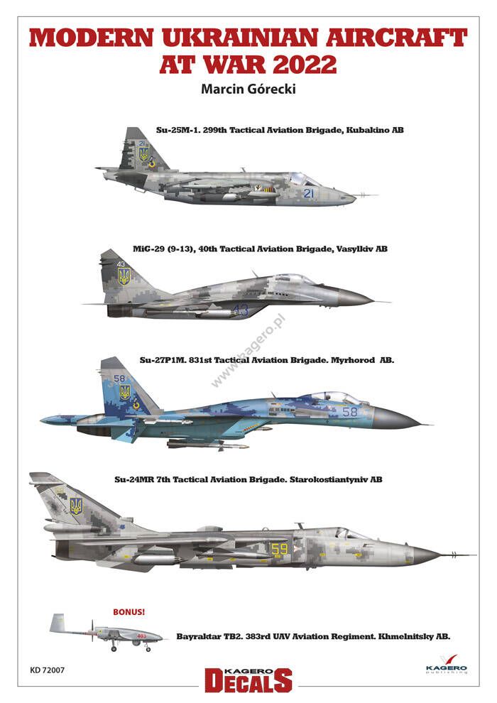 1:72 MODERN UKRAINIAN AIRCRAFT AT WAR 2022