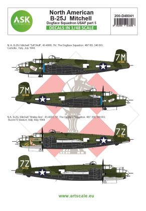 1:48 B-25J Mitchell part 5 - US Dogface Squadron, 