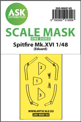 1:48 Spitfire Mk.XVI double-sided express fit mask for Eduard