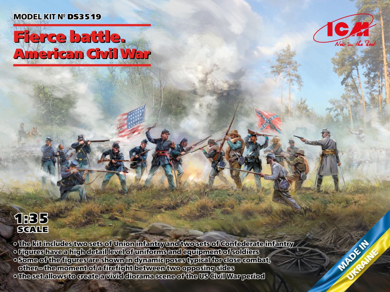 1:35 Fierce battle. American Civil War
