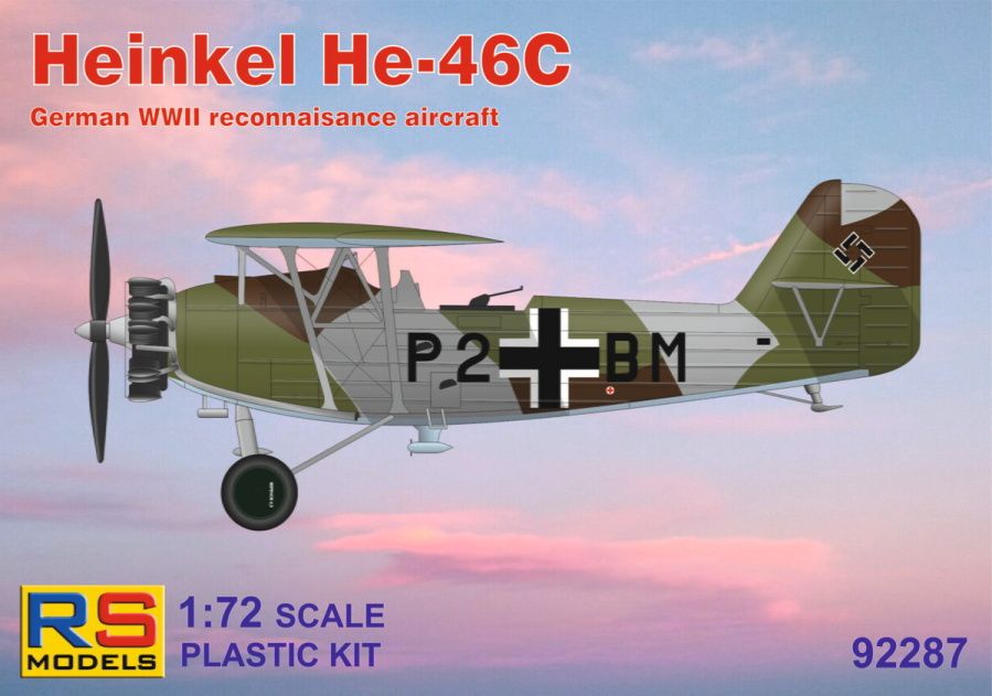 1:72 Heinkel He-46C German reconnaissance aircraft