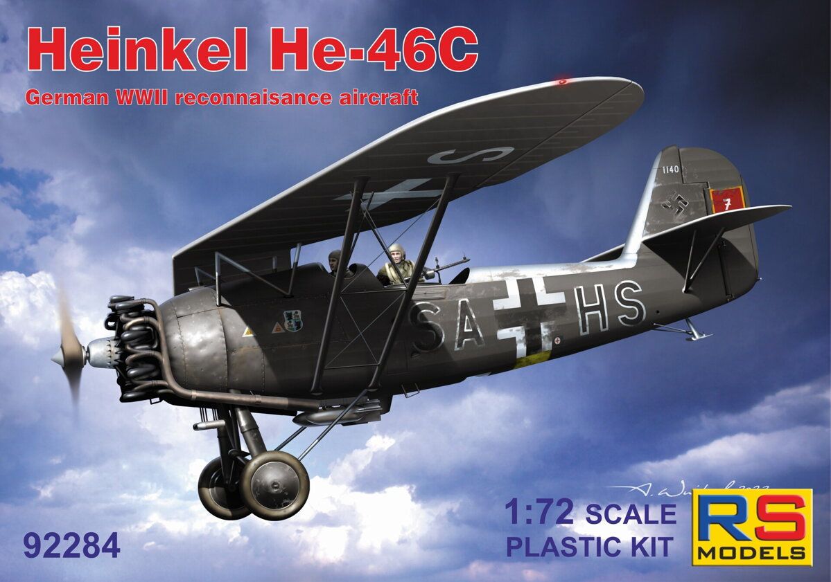 1:72 Heinkel He-46C German reconnaissance aircraft