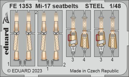 1:48 Mi-17 seatbelts STEEL