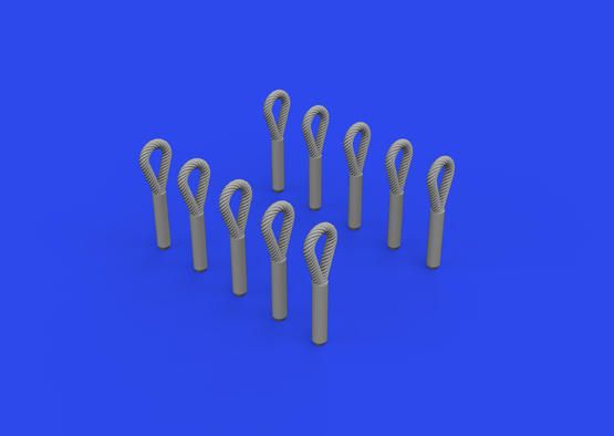 1:35 WWII German towing cable eyes PRINT