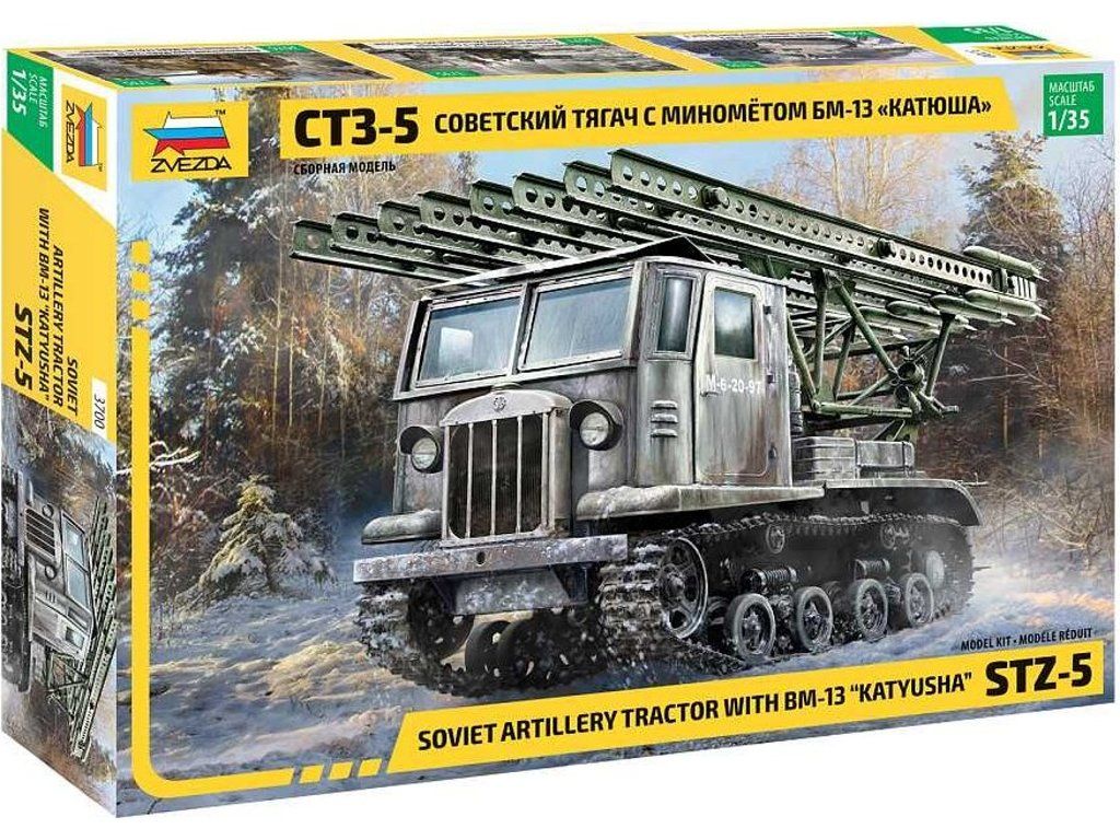 1:35 STZ-5 with MRL BM-13 Katyusha
