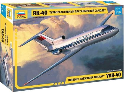 1:144 Yak-40 Turbojet passenger aircraft