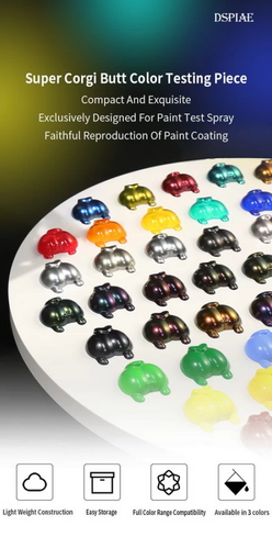 PLD-01BK Super Corgi Butts - Black (Paint Test Spray)