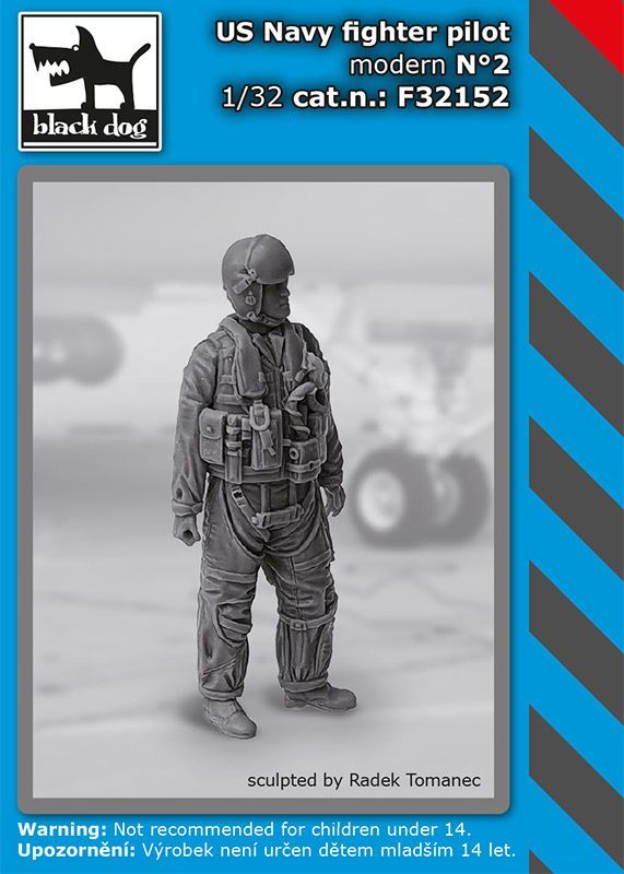 1:32 US Navy fighter pilot modern N°2