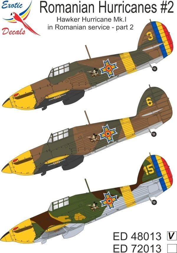 1:48 Romanian Hurricanes #2 - Hawker Hurricane Mk.I in Romanian service - part 2