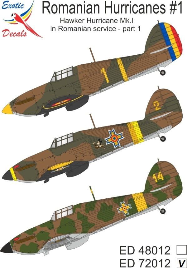 1:72 Romanian Hurricanes #1 - Hawker Hurricane Mk.I in Romanian service - part 1