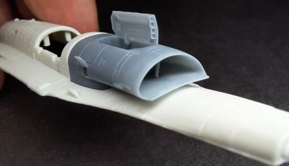 1:144 F-16 Intake Late (Shark) version For Revell kit