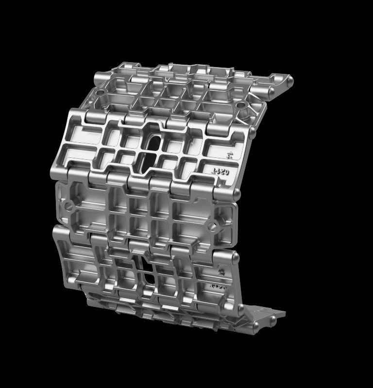 1:35 T-34 500mm Waffle pattern tracks No2