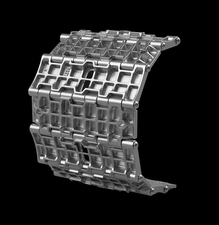 1:35 T-34 500mm Waffle pattern tracks No3