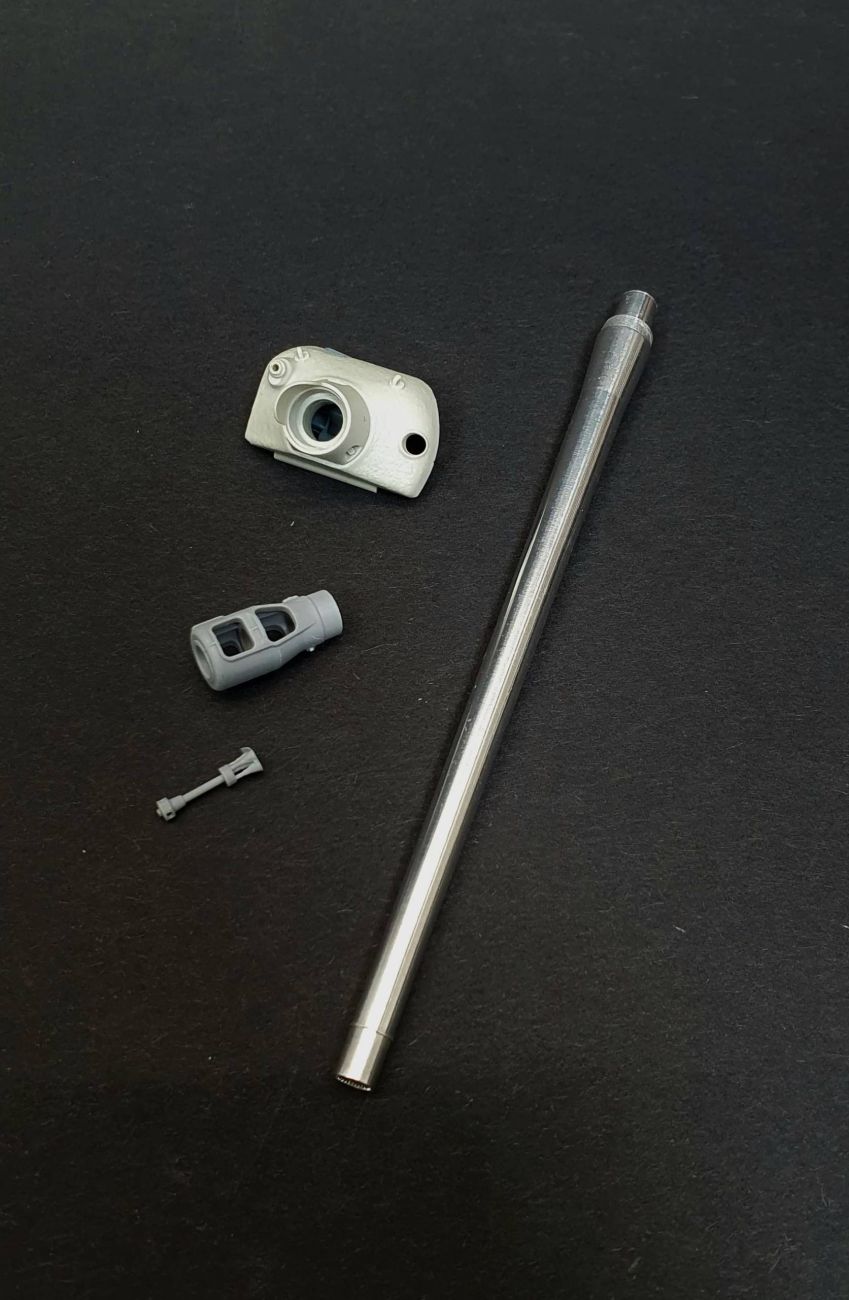 1:35 T10 Mantlet with D-25 Gun