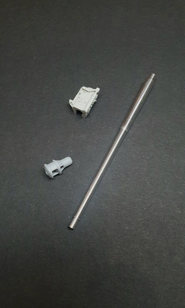1:35 PaK 40 Gun barrel with breech (Early muzzle brake)