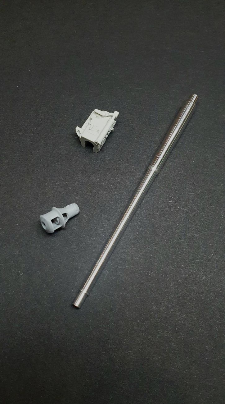1:35 PaK 40 Gun barrel with breech (Mid muzzle brake)