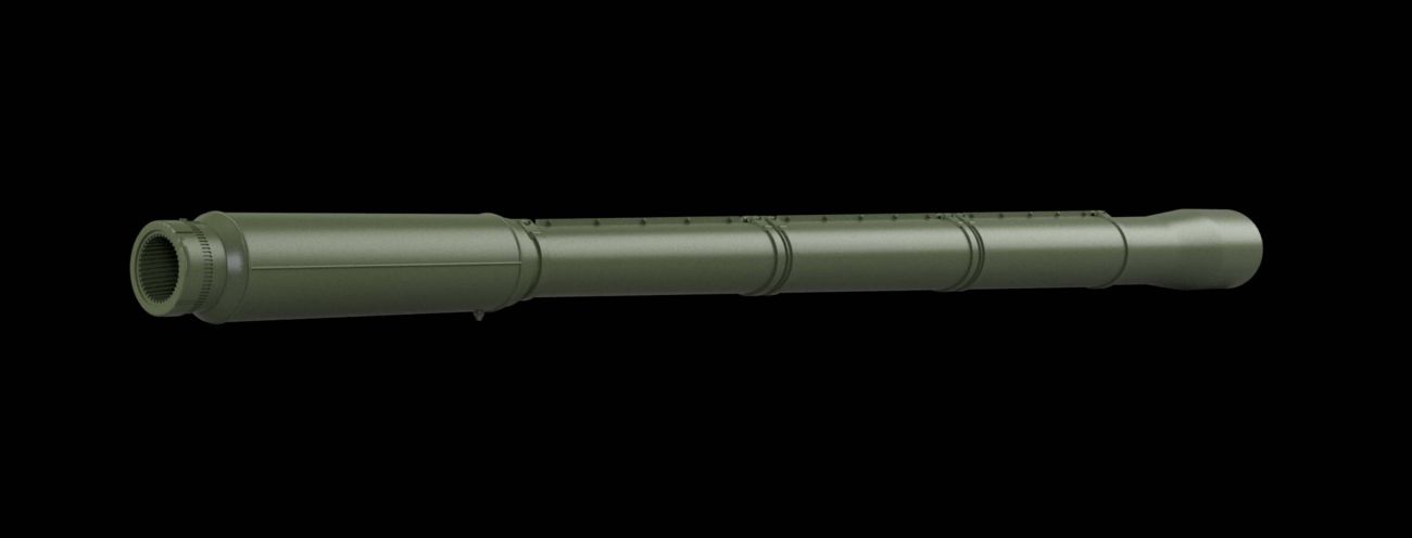 1:35 D-10T2S Gun barrel with thermak sleeve for T-55 MBT