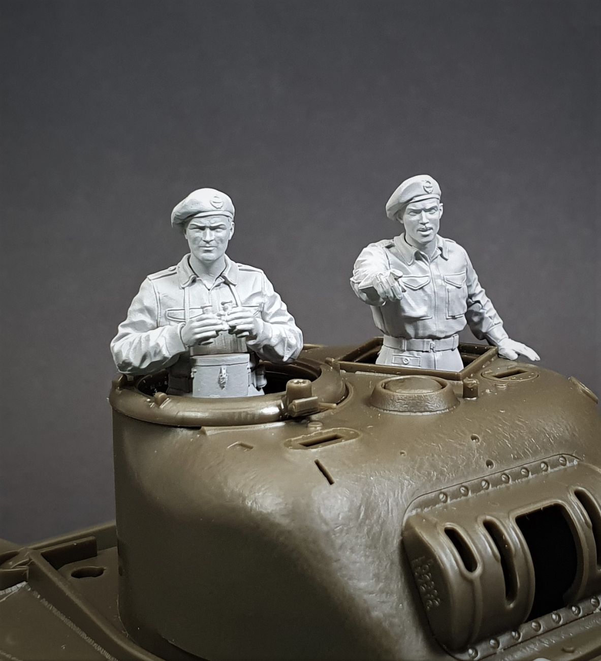 1:35 British Sherman tank turret set