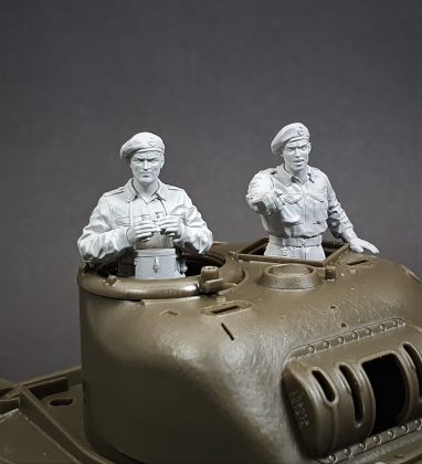 1:35 British Sherman tank turret set
