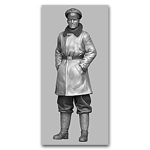 1:35  German tank officer in winter coat No.1