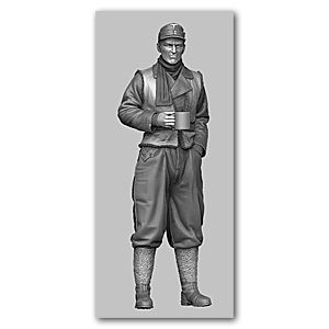 1:35 German tank officer in winter coat No.2