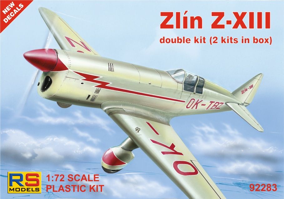 1:72 Zlin Z-XIII include TWO kits