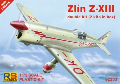 1:72 Zlin Z-XIII include TWO kits