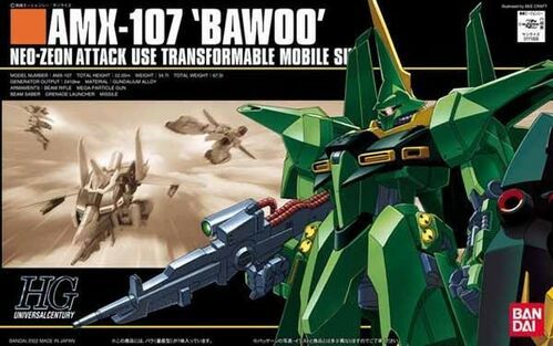 AMX-107 'BAWOO' NEO-ZEON ATTACK USE TRANSFORMABLE MOBILE SUIT