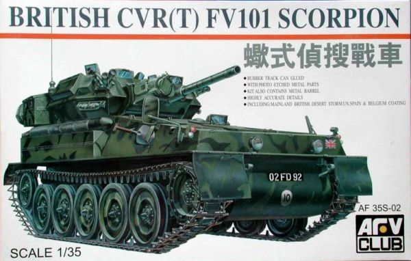 1:35 British CVR (T) FV101 Scorpion