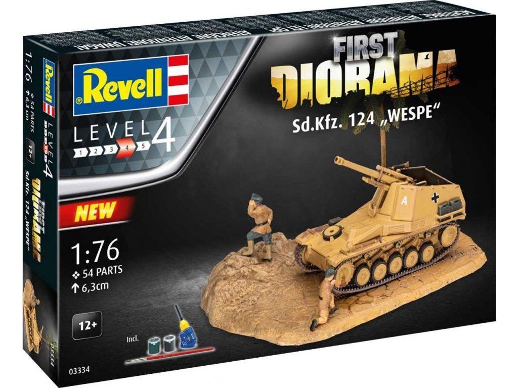 1:72 First Diorama Set - Sd.Kfz. 124 Wespe