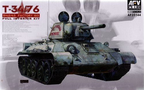 1:35 T-34/76 1942/43 No. 183 (Full Interiér)
