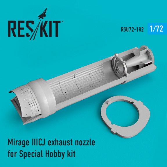 1:72 MIRAGE IIICJ EXHAUST NOZZLE FOR SPECIAL HOBBY KIT