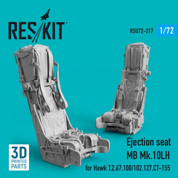 1:72 EJECTION SEAT MB MK.10LH FOR HAWK T.2,67,100/102,127,CT-155 (3D PRINTING)