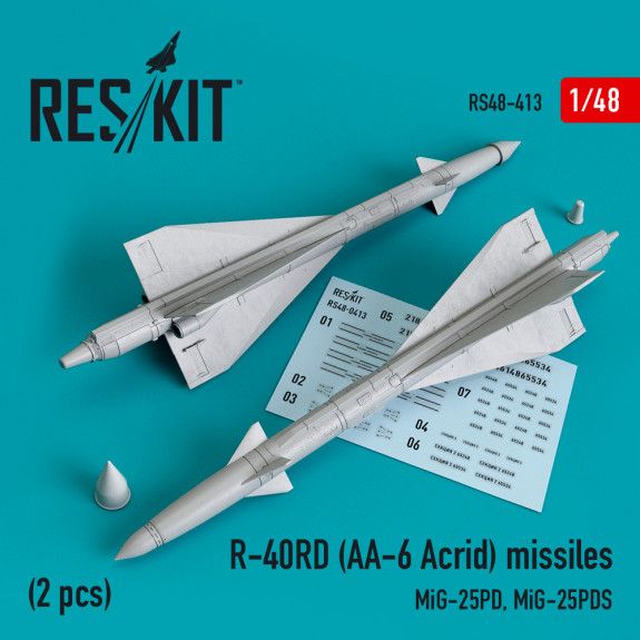 1:48 R-40RD (AA-6 ACRID) MISSILES (2 PCS)