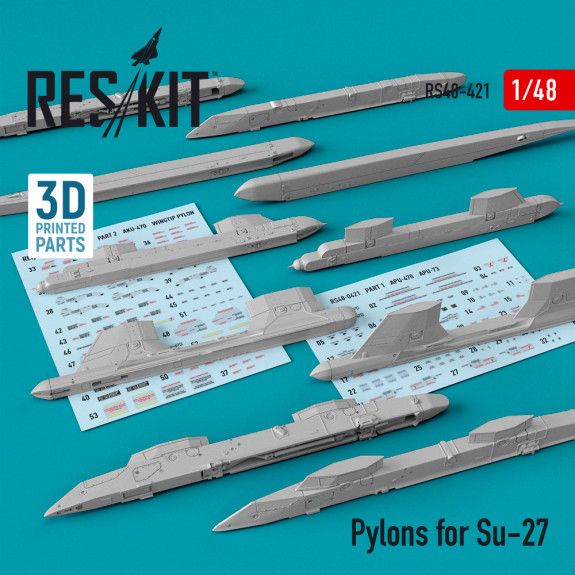 1:48 PYLONS FOR SU-27