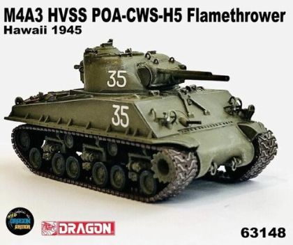1:72 M4A3 HVSS POA-CWS-H5 Flamethrower Hawaii 1945