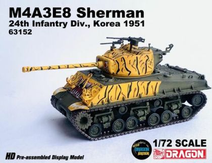 1:72 M4A3E8 Sherman 24th Infantry Div., Korea 1951