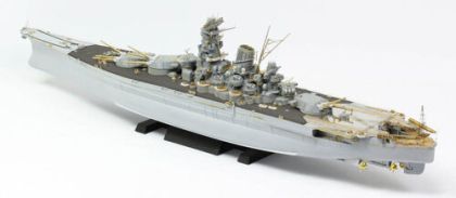 1:350 IJN Musashi 1944 Advanced Detail Up Set (Coal Black Tone Stained Deck) (for Tamiya 78025)