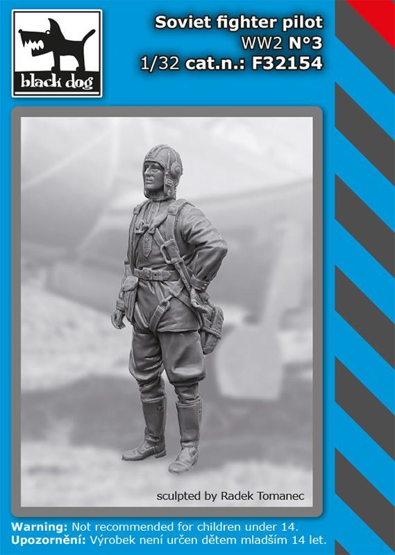 1:32 Soviet fighter pilot WW II N°3