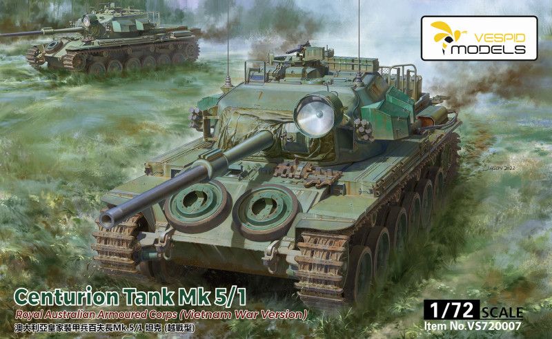 1:72 Centurion Tank Mk5/1 RAAC (Vietnam War Version)